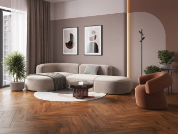 Керамогранит Woodberry,  цвет коричневый