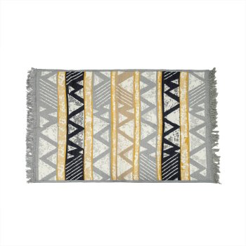 Ковёр интерьерный  SACIL RUG прямой 1,2х0,8 м серый