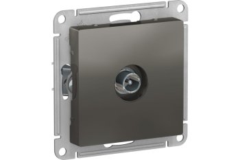 Розетка TV оконечная встраиваемая Schneider Electric AtlasDesign сталь