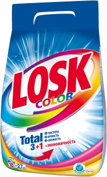 Стиральный порошок Losk Color для стиральных машин 2,7 кг для цветного белья