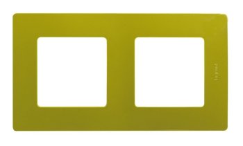 Рамка Legrand Etika 2 поста, цвет зеленый папоротник