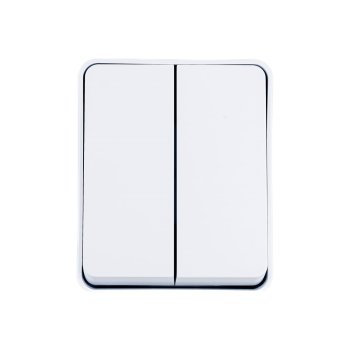 Выключатель накладной Schneider Electric AtlasDesign Profi54 2 кл. белый без подсветки