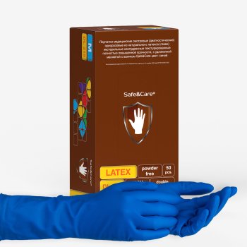 Перчатки латексные High risk <> р.L, 2 пары