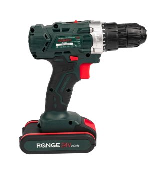Дрель-шуруповерт аккумуляторная RANGE RCD24/2.0-A Li-lon 24В 2x2Ач 40Нм