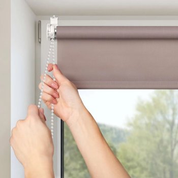 Штора рулонная Prakto Shantung 100х160см розовый 1 шт