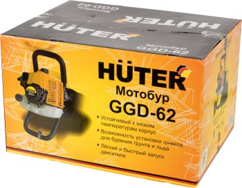 Мотобур бензиновый HUTER GGD-52 2 кВт 20 х 300 мм
