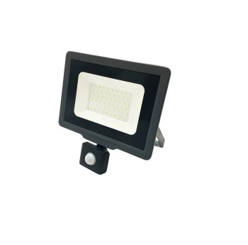 Прожектор светодиодный Jazzway PFL-C3 SENSOR 50Вт 6500К холодный белый свет IP65 c датчиком движения
