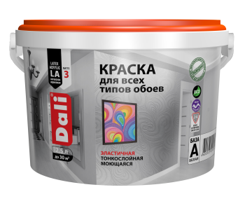 Краска водно-дисперсионная Dali основа для колеровки основа А 2,5 л