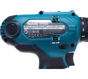 Дрель-шуруповерт сетевая Makita DF0300 320Вт 56Нм