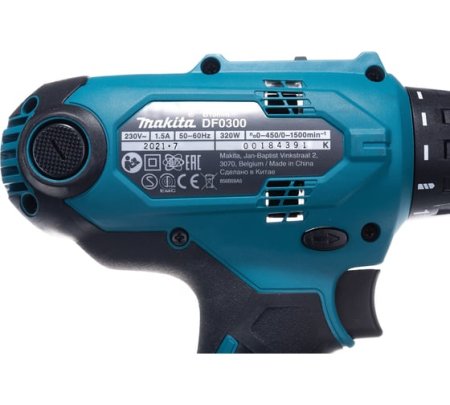 Дрель-шуруповерт сетевая Makita DF0300 320Вт 56Нм