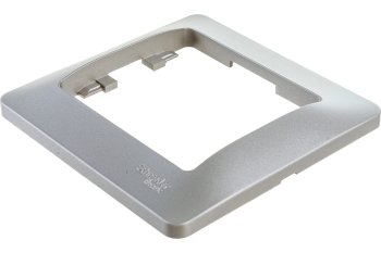 Рамка Schneider Electric Glossa 1 пост, цвет платина