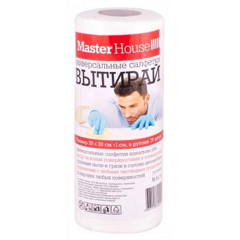 Набор салфеток для уборки Вытирай MasterHouse 30х 25 см 70 шт.